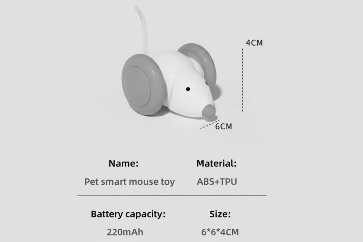 Fur & Co.™ Interactive Mouse Cat Toy