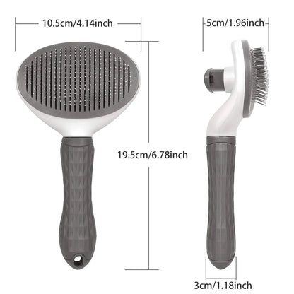 Fur & Co™ Self-Cleaning Grooming Brush