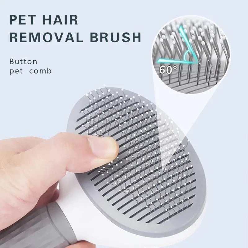 Fur & Co™ Self-Cleaning Grooming Brush