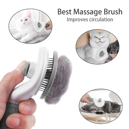 Fur & Co™ Self-Cleaning Grooming Brush